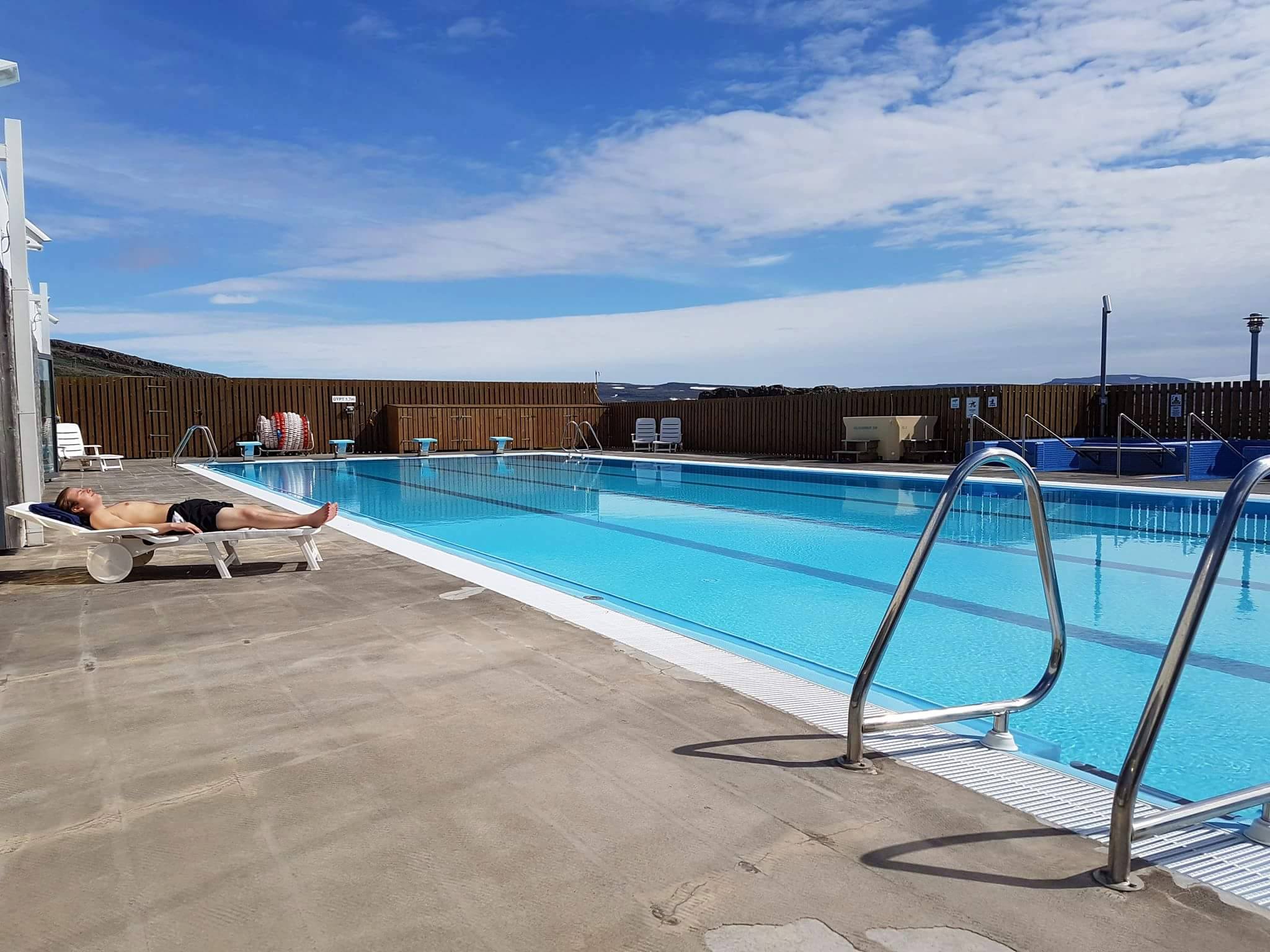 Swimming Pool Holmavik - Westfjords Iceland