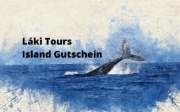 Láki Tours Island Gutschein – Walbeobachtung Island Geschenkgutschein – Geschenke für Island Fans